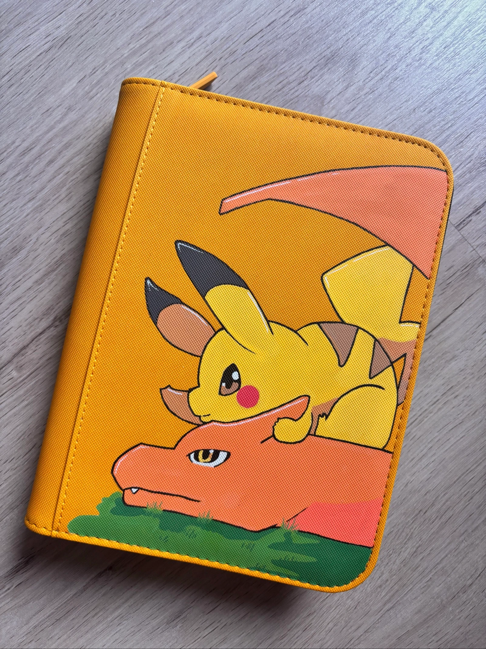 Pikachu & Charizard 4 Pocket Custom Binder for Pokémon TCG